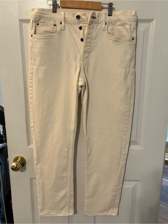 rag & bone Other - rag & bone Cream High-Rise Button-Fly Jeans (fit and slim) Men’s